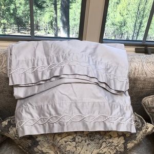 Pale lavender/grey standard pillow cases